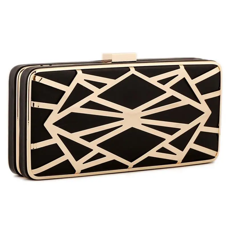 2017 Hollow Out Fashion Women Evening Bags Clutch Vintage Shoulder 2017 Hollow Out Fashion Women Evening Bags Clutch Vintage Shoulder Black Gold Pu Leather Small Purse Holder Coin In Clutches From Luggage