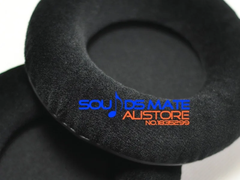 Almofada de Veludo para Fone de Ouvido Forro Grosso de Veludo para Fone de Ouvido Denon ah D2000 D5000 D7000 Hifi - Image 5