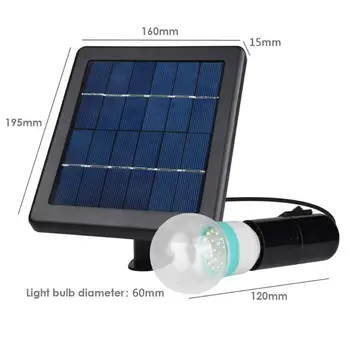 

LED Solar Light Bulb Outdoor Waterproof Garden Courtyard Yard Security Lamp Pathway Yard Security Solar Lamp Sunlight