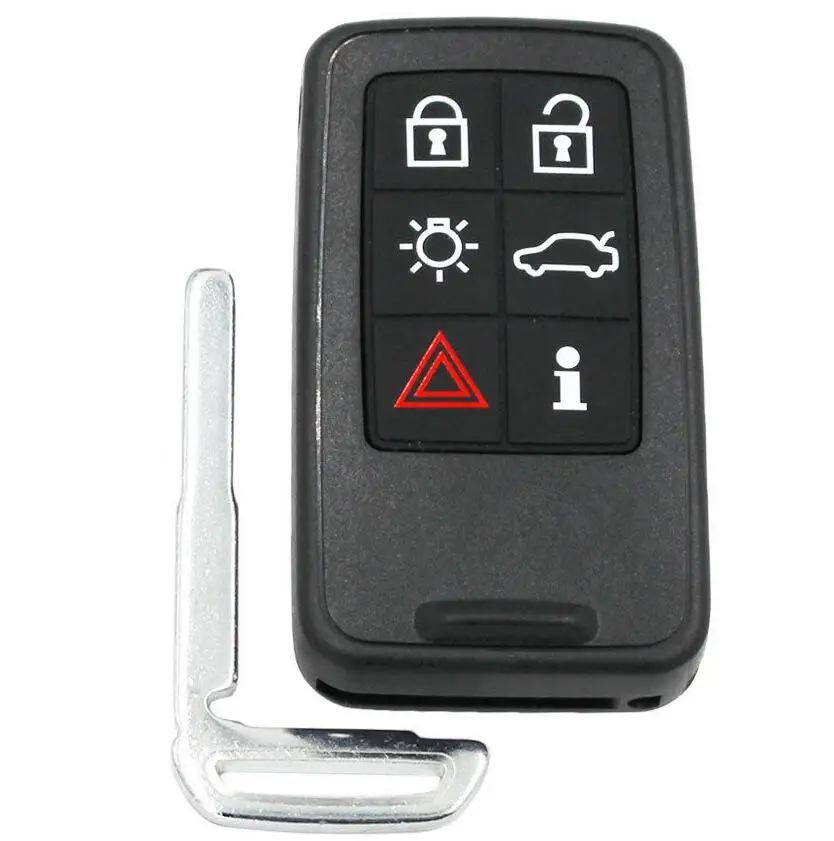 

orginal Remote Smart Prox Key For Volvo Keyless Fob 6 Button Cut Blade FOR 5WK49266