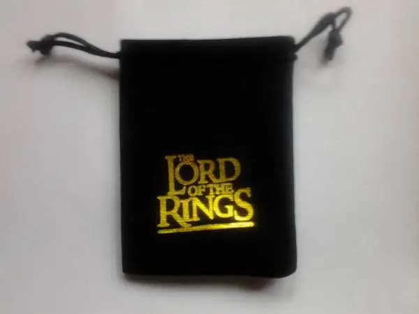 Lord of the Rings LOTR Velvet Pouch Jewelry bag 