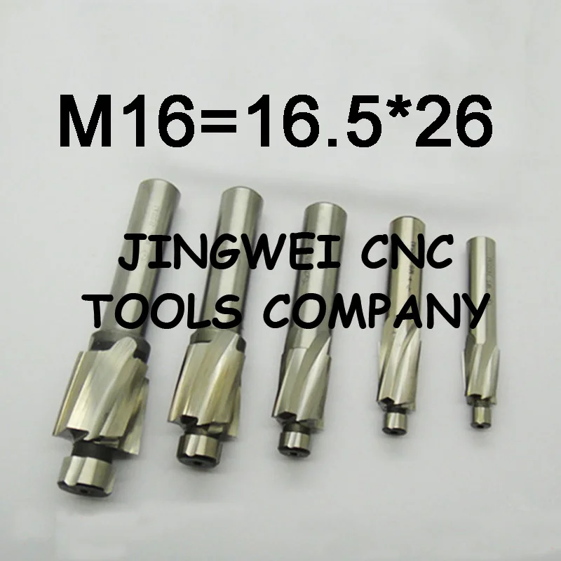 HSS Counterbore End Mill M16 with pilot countersinkin Milling Cutter
