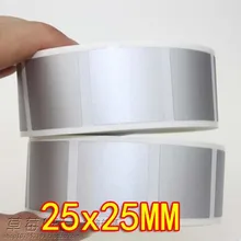 1000 шт/рулон 25x25 мм Diy со съемным покрытием царапинам Карта наклейка покрытие пленка