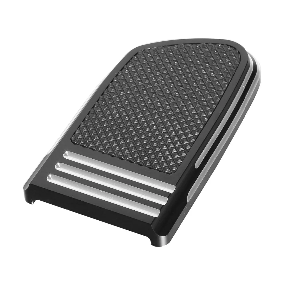 Черные педали тормозных колодок для Harley Davidson Street 500 XG500 Dyna Wide Glide Softail Breakout CVO Fat Bob Low
