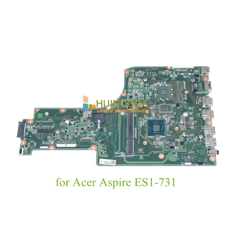 NOKOTION DAZYLBMB6E0 REV E NBMZS11004 Материнская плата ноутбука для acer aspire ES1-731 материнская плата N3510 процессор