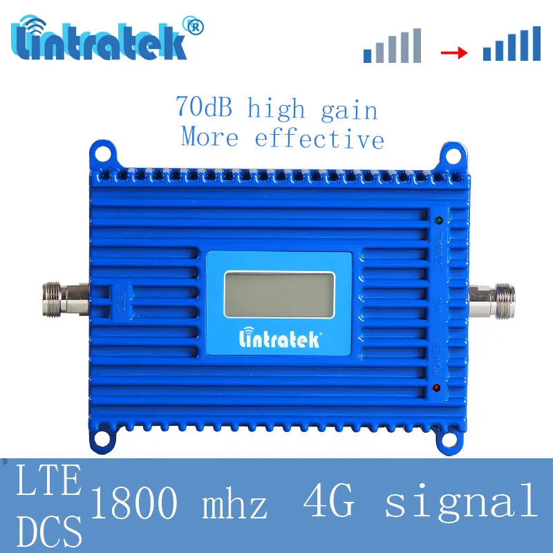 

lintratke 4g internet signal booster DCS LTE 1800 mhz repeater cellular mobile phone communication network amplifier FDD b3 s6