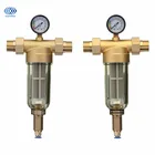 Image Front Water Filter Explosion Proof Frost Resistance 304 Stainless Steel Filtration Core Copper Valve Head 4 Or 6 Sub Interface