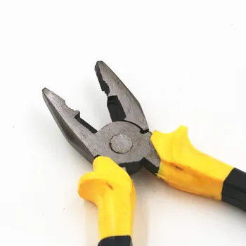 

Hand Tools PVC Plastic Handle Wire Cutter Pliers Card Holder 6 Inch Wire Cutter Manual Ratchet Terminal Clamp Crimping Tool
