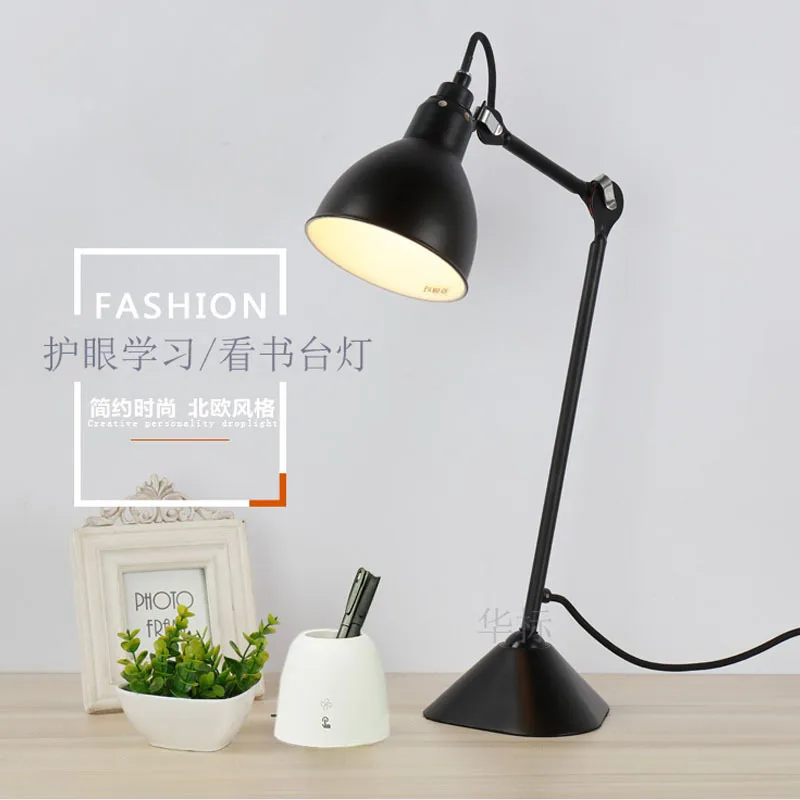 

Postmodern Desk Lamp Bedroom Study Eye Protection College Student Dormitory Tieyi Reading led Children's Desk Lamp