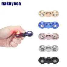 Светодиодный Спиннер Tri-Spinner, игрушка-Спиннер, пластиковый ручной Спиннер, настольный фокус, игрушка, новогодний подарок для повседневного использования, СДВГ