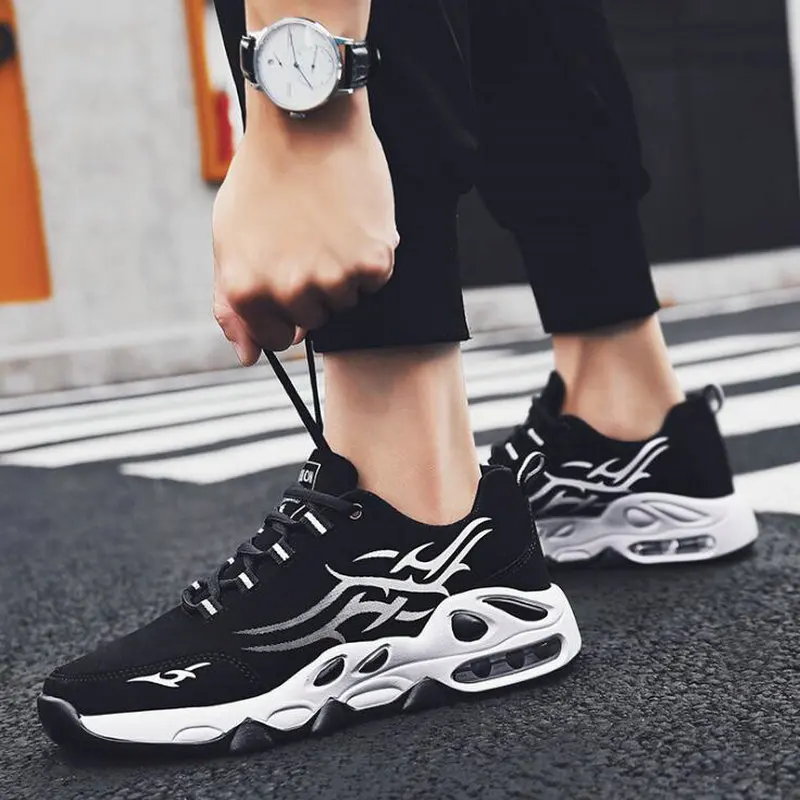 2019 новый бренд для мальчиков дышащая Спортивная обувь Бег Прогулки атлетика обувь для мужчин кроссовки легкий кроссовки HD-78