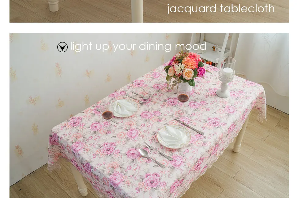 purple jacqurd table cover (2)