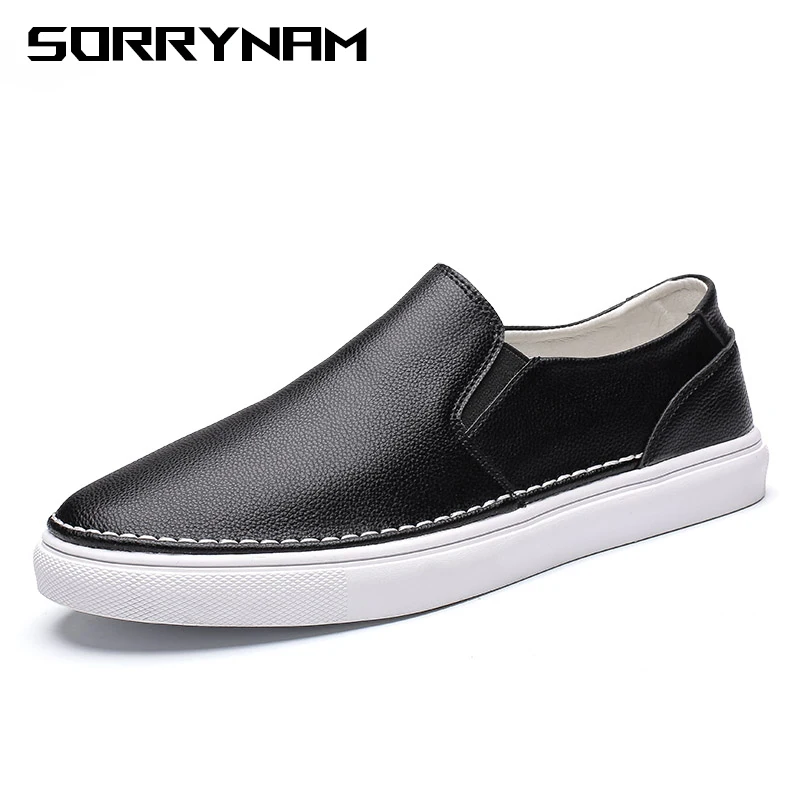 

Mens Shoes New 2019 Fashion Outdoor Male loafers Walking Brand Sneakers Men Casual Shoes Leather Shoes For Men Flats