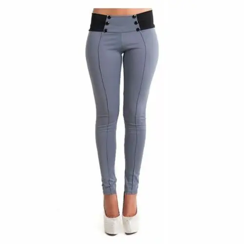 Женские повседневные джинсовые узкие брюки с высокой талией, Стрейчевые узкие брюки, Новинка