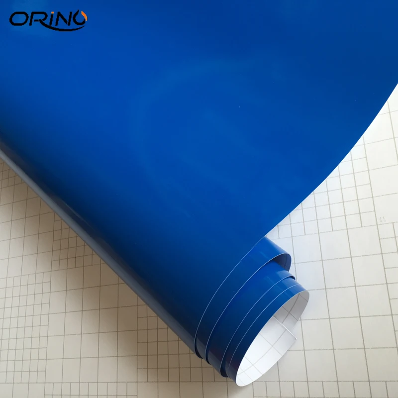 Dark Blue Glossy Vinyl Wrap Film-2