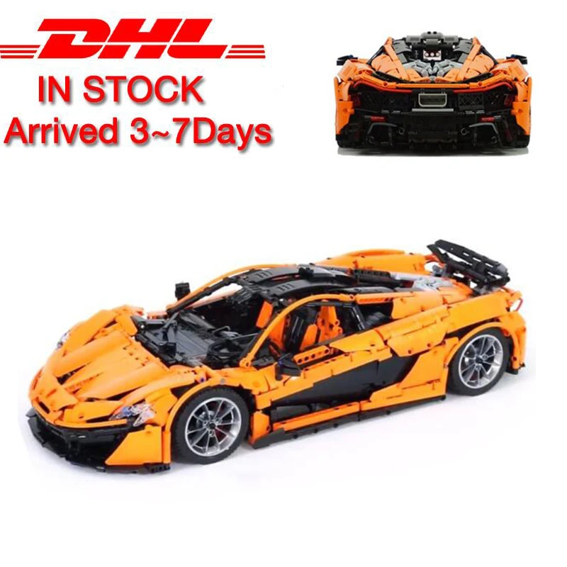 

The MOC-Orange Super Racing Car Set 3725pcs compatible with lego in building block kits model brick toy Car for Children