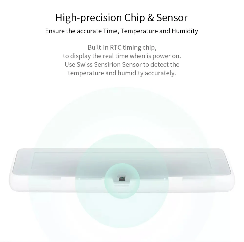 Оригинальные Xiaomi Mijia Bt4.0 Xiaomi Mija умные электронные часы температура влажность монитор для Mihome приложение цифровые часы