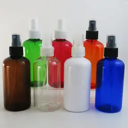 20X220 мл янтарь ПЭТ пластиковая бутылочка для духов 220cc синий зеленый красный оранжевый прозрачный белый Пластик туман бутылки с
