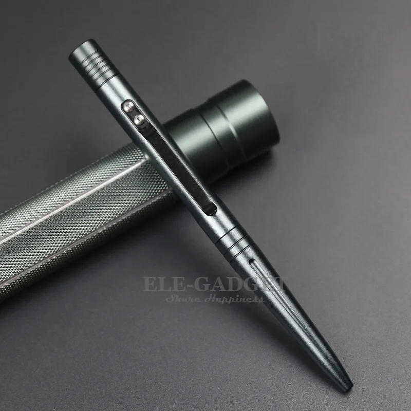 

High Quality Self Defense Tactical Pen With Led Light Bolt Switch For Outdoor Self-Defense Emergency Use Christmas Gift