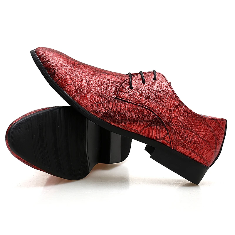 designer blue camouflage leather men shoes luxury brand snake skin wedding dress male footwear fashion man oxford shoes for men (9)