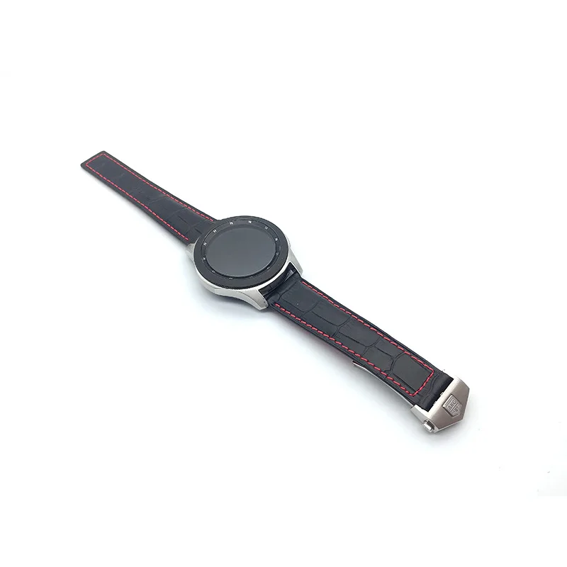 Ремешок из натуральной кожи для Samsung Galaxy Watch Gear S3 S2 Classic Frontier huawei watch 2 pro браслет huami