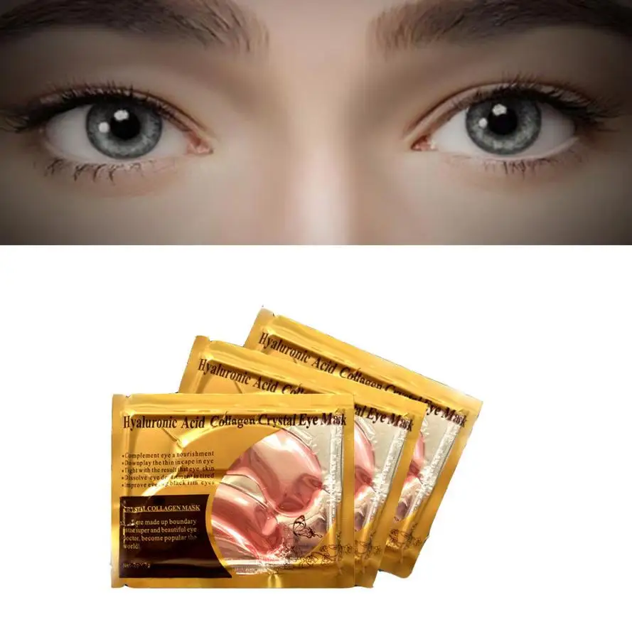 Новинка 2019 1 пара розовая питательная маска для глаз коллагеновая возрастная