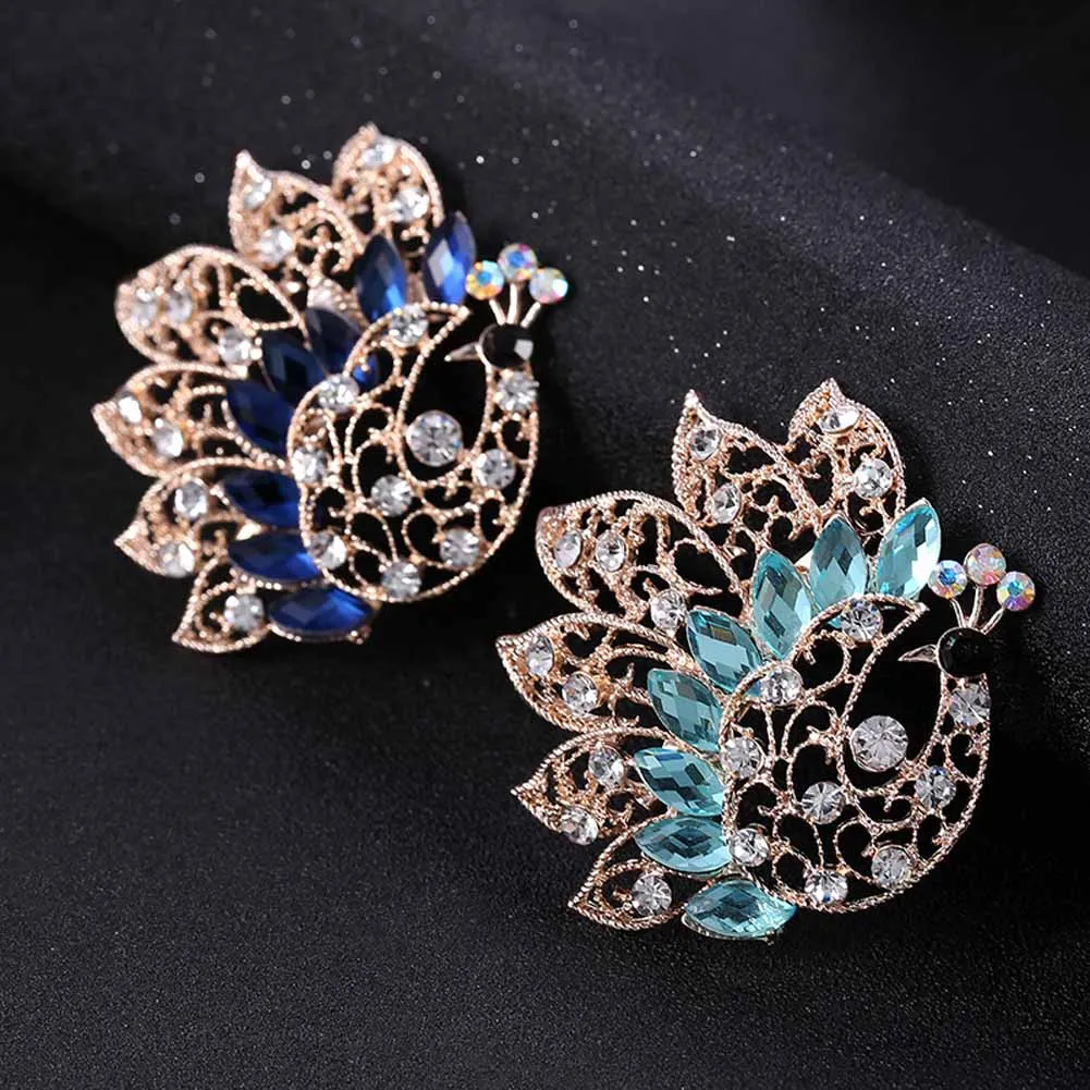 

1 pc Fashion Personality Female Peacock Brooch Beautiful Animal Brooches Pins Factory Price Fashion Jewelry Brooch