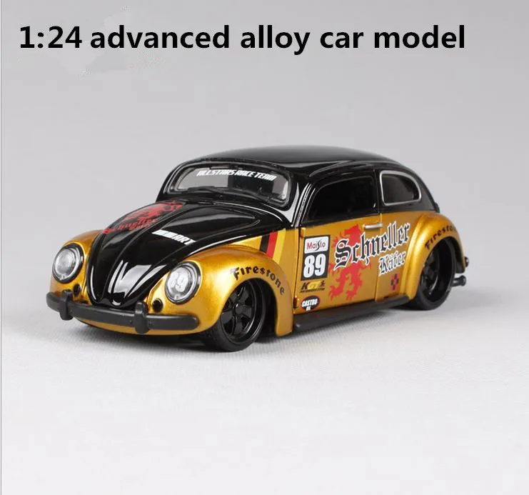 

1:24 advanced alloy car models, high imitation Volkswagen Beetle, metal castings, exquisite collection model, free shipping