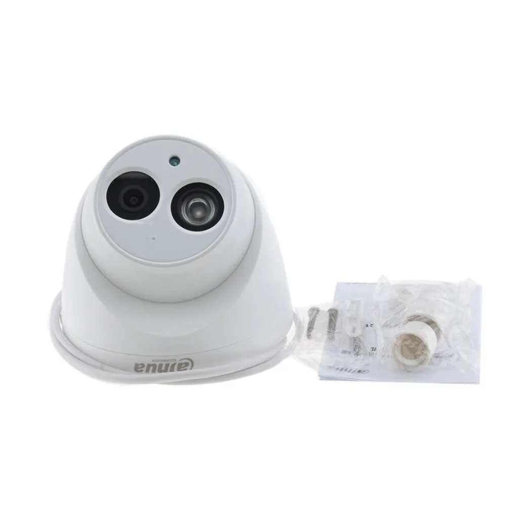 Dahua 6MP IP камера POE IPC-HDW4631C-A 4MP IPC-HDW4433C-A H.265 Поддержка Встроенный микрофон ИК IP67 CCTV купольная камера безопасности