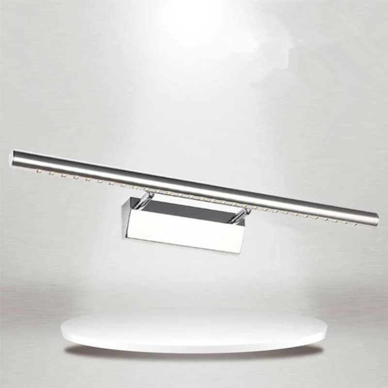  The New Nordic Modern Simple Bathroom LED Lights Lamps Silver White Light Washroom Dressing Table M