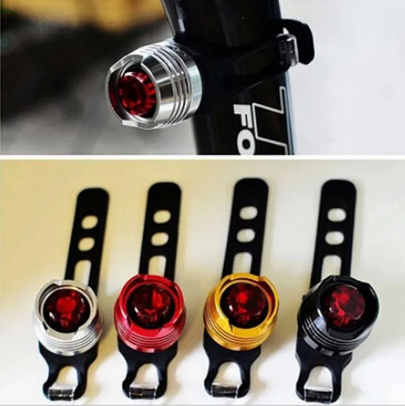 Clearance LED Waterproof Bike Bicycle Cycling Front Rear Tail Helmet Red Flash Lights Safety Warning Lamp Cycling Safety Caution Light T41 0