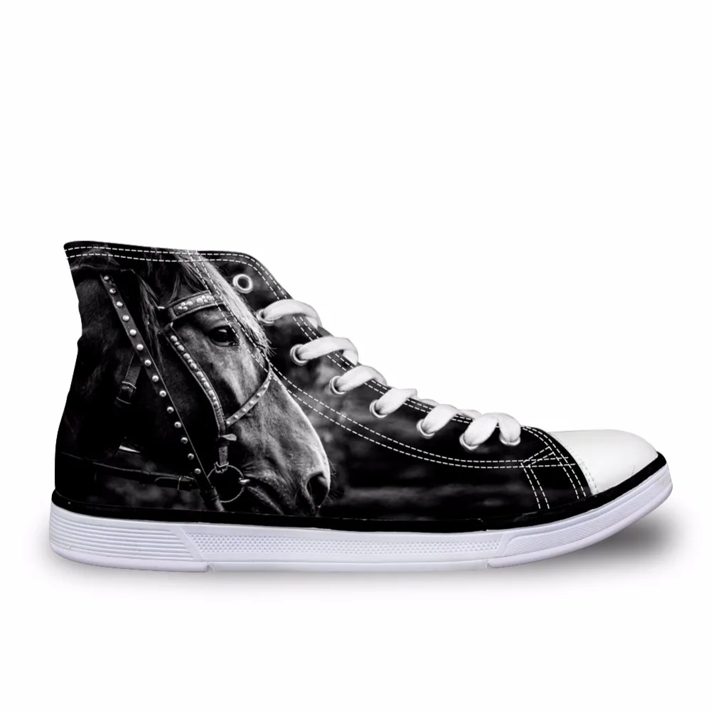Ca4651ak ak Homens Preto High 3d ca4653ak ca4652ak Impressão Vulcanizada Top Moda Casual Baixos Meninos ca4656ak Up Vintage Sapatos Noisydesigns Da Customized Do ca4655ak Masculinos ca4654ak Tênis Lace Cavalos Zebra OqEIp1w