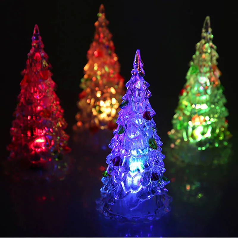 Рождественская елка LED Цвет меняющийся стол настольный топ для детей веселая