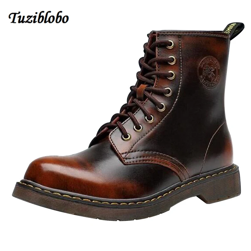 

Men Boots Super Star 2018 Winter With Fur Warm Snow Boots For Men Sneakers Male Shoes Casual Work Safety Lace-Up Ankle Boots