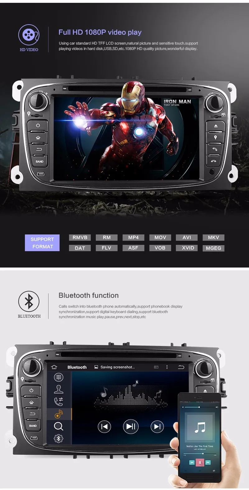 Best 1024*600 Android 5.1.1 Black Color 7 Inch Car DVD Player For FORD/Focus/S-MAX/Mondeo/C-MAX/Galaxy Wifi GPS NaviRadio Support DAB 3 Best 1024*600 Android 5.1.1 Black Color 7 Inch Car DVD Player For FORD/Focus/S-MAX/Mondeo/C-MAX/Galaxy Wifi GPS NaviRadio Support DAB 3