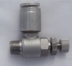 Размер трубки 8mm-1/2 BSPT резьбой из нержавеющей стали 316 точность управления регулятор скорости воздушного СКОРОСТЬ клапан пневматические