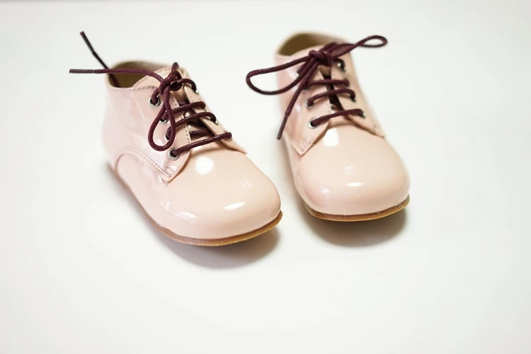 Новые детские повседневная обувь для вечеринок Обувь для девочек обувь Нескользящие Детские туфли на плоской подошве кожаные Обувь для девочек принцессы 13.5-17.5 см - Цвет: Pink