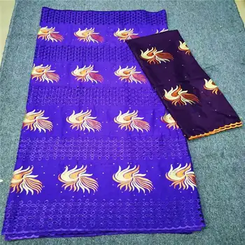 

Newcoming Cotton Style High Quality African Lace Fabric And 2 Yards Swiss Voile Lace Fabric For Women Dress ! HLF4202