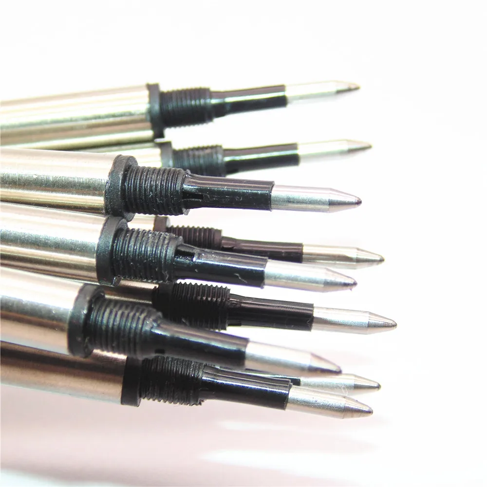 Jinhao 10pcs ink Black Advanced Screw Refill Rollerball Pen Newrefill