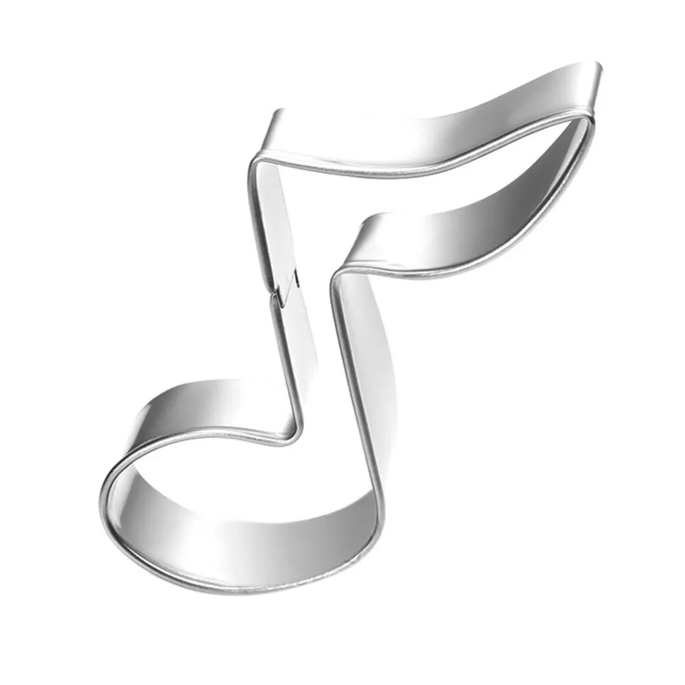 

Ledifly DIY 1Piece Silver Color Musical Notes Symbol Shape Cookie Cutter Biscuit Cake Baking Mold Stainless Steel Mould Tool