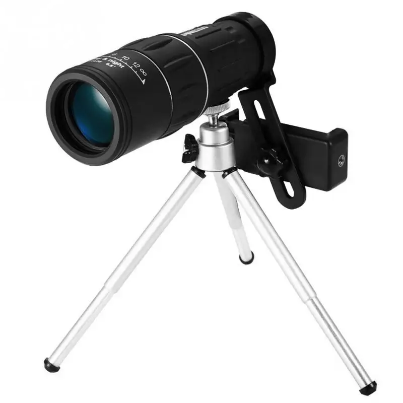 

16X52 HD Day Night Vision Dual Focus Phone Photo Clip Monocular Camping Hiking Telescope for iphone for Samsung for HUAWEI