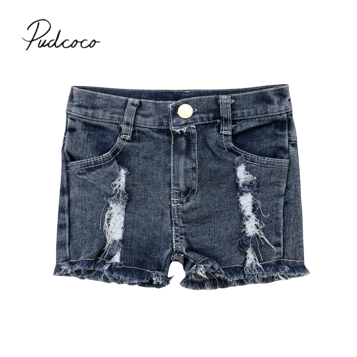 infant blue jean shorts