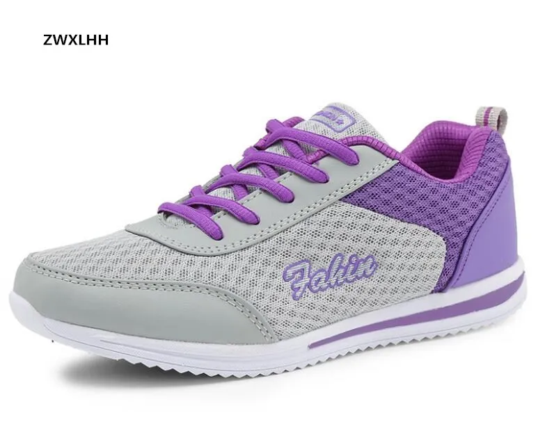 2016 New Summer Zapato Women Breathable Mesh Zapatillas Shoes For Women Network Soft Casual Shoes Wild