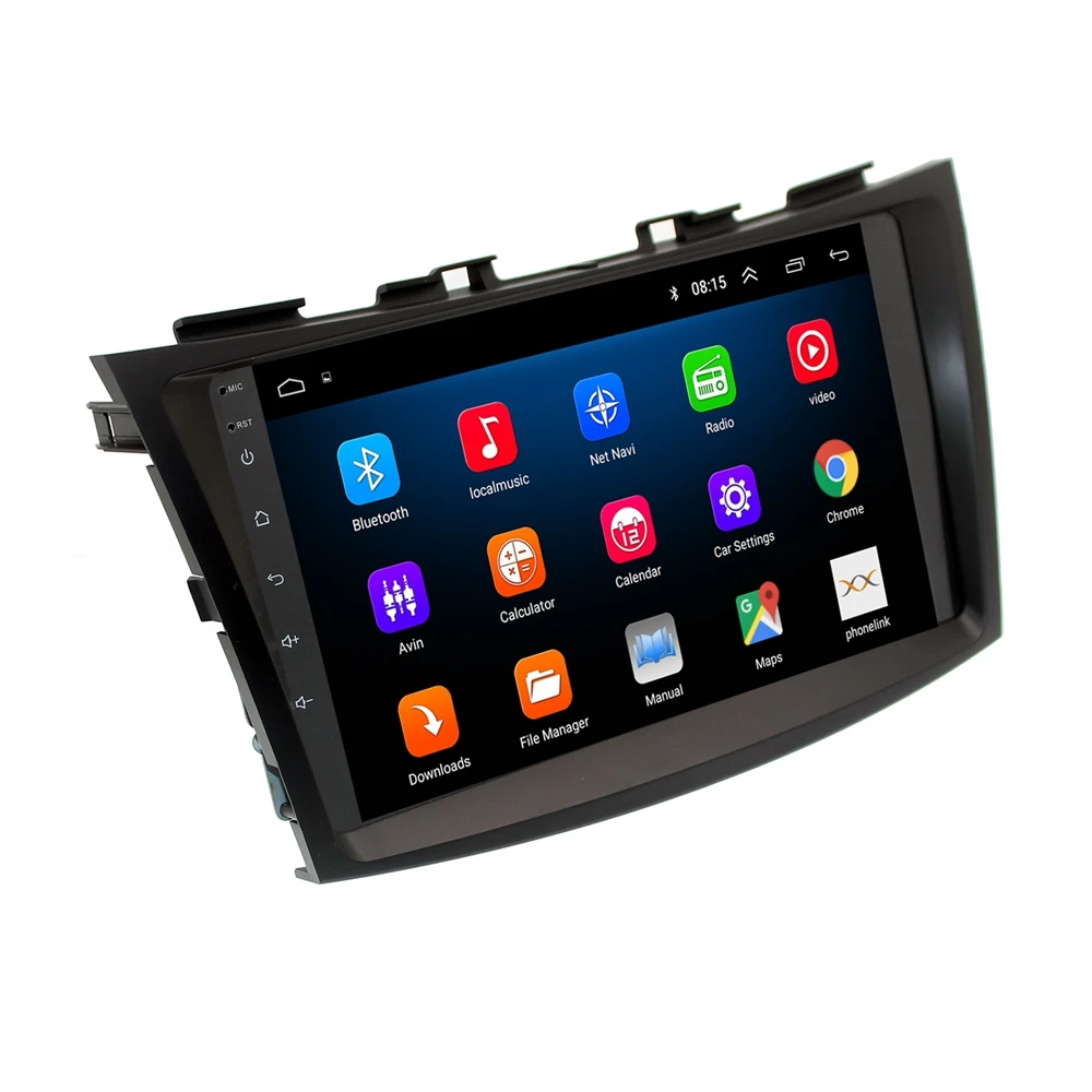 Sale 9 inch 1G RAM+16G ROM Quad Core Android 8.1 Car Head Unit for Suzuki Swift 2006-2012 with Bluetooth Radio Mirror-link Wifi 1