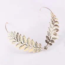 Lnrrabc Лидер продаж металлическая форма листа заколки для волос заколки Кристалл жемчужная заколка Цвет Перо Когти для волос