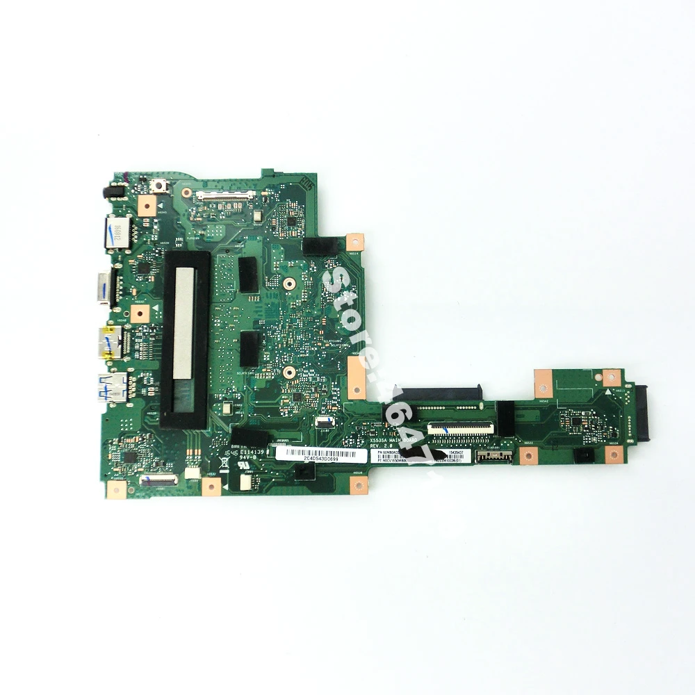 X553SA N3050 معالج وحدة المعالجة المركزية اللوحة ل ASUS X553SA X503S F553S X503SA F553SA اللوحة المحمول USB 3.0 100% اختبار