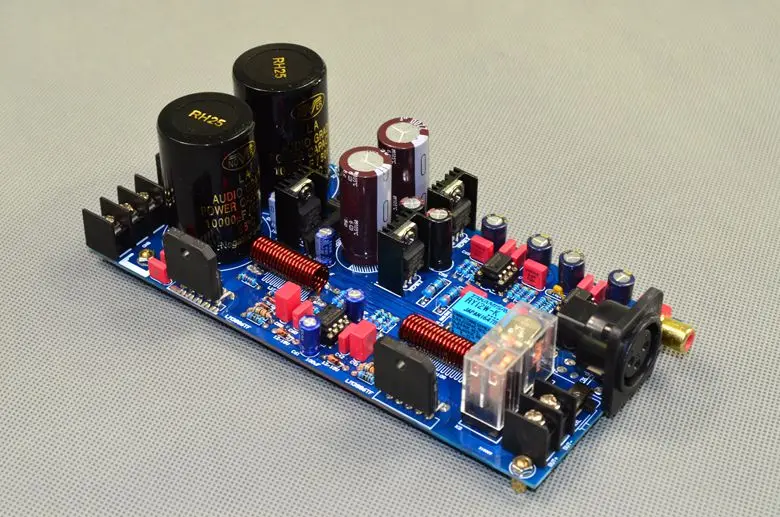 125 Вт LM3886 двойной параллельный преодоление моно полный баланс hifi лихорадка усилитель закончил доска