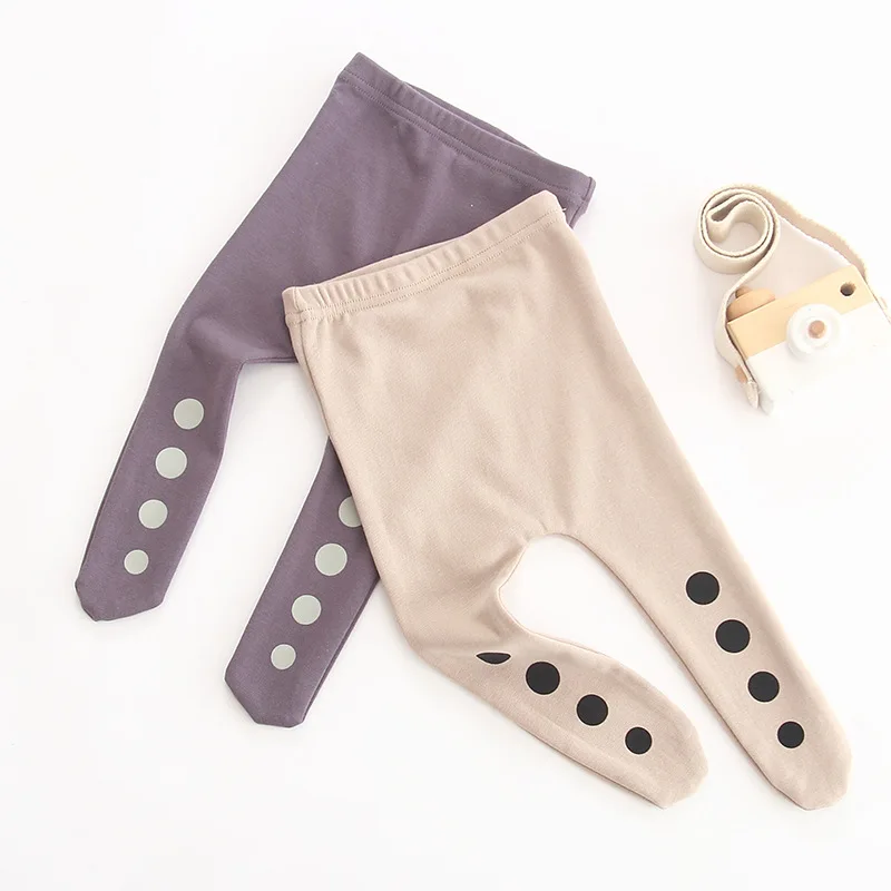 

2019 Spring Autumn Baby Infants Kids Children Dot Polka Shinny PP Leggings Pantyhose Pants S8045