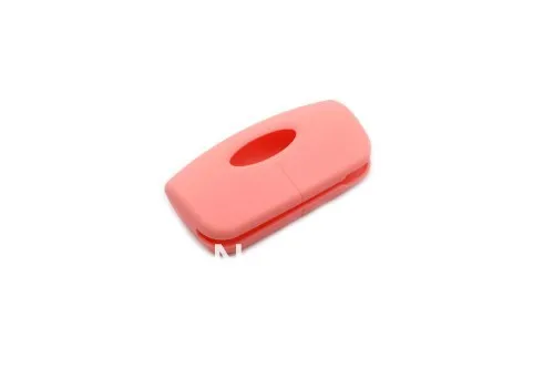 Силиконовый гель, кожа для Ford дистанционный ключ розового цвета