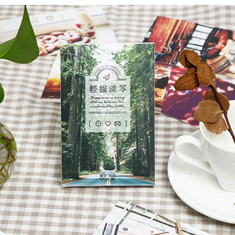 

Infeel.me easy feeling postcard greeting card Letter paper bookmark 1 lot = 1 pack = 30 pcs